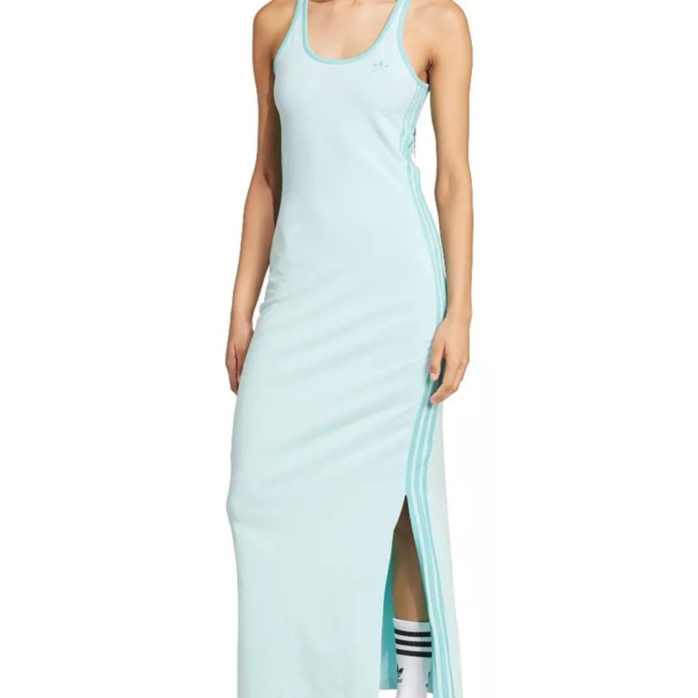 Adidas Women's Aqua Blue Maxi Dress